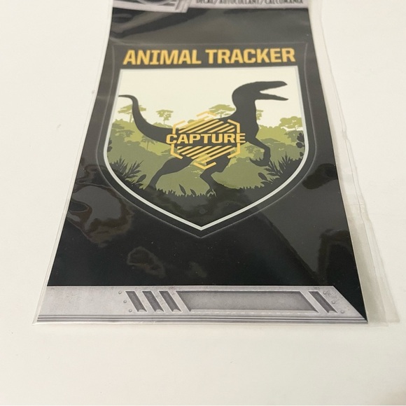 Jurassic World Animal Tracker Decal Sticker Dinosaur - Picture 5 of 13